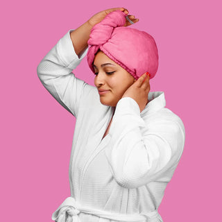 Microfibre Hair Towel - The Hot Pink One